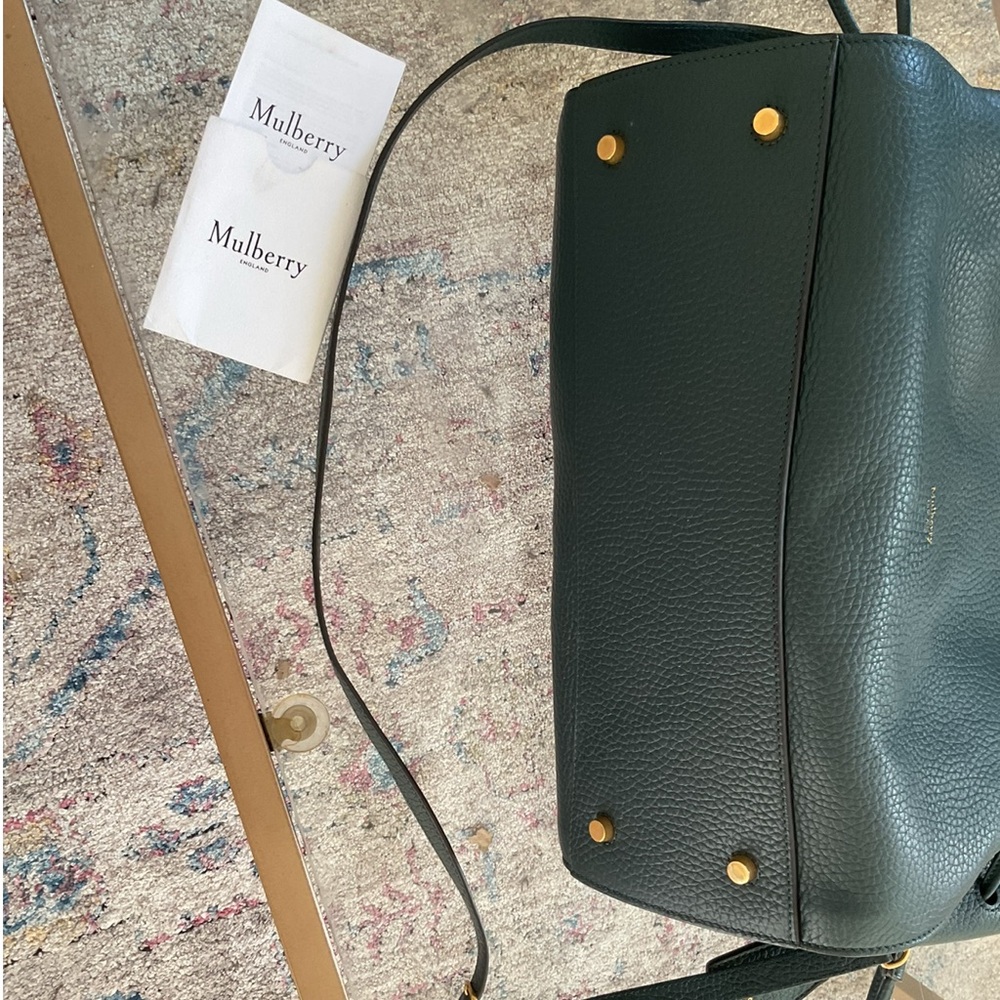 Iris Mulberry Green & Chalk Heavy Grain Purse - Picture 8 of 8
